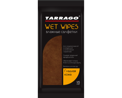 Tarrago, влажные очищающие салфетки, 15шт